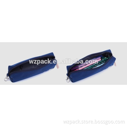 2016 OEM Stationery Canvas Pen Pencil Case Cosmetic Bag Travel Makeup Bag School Storage